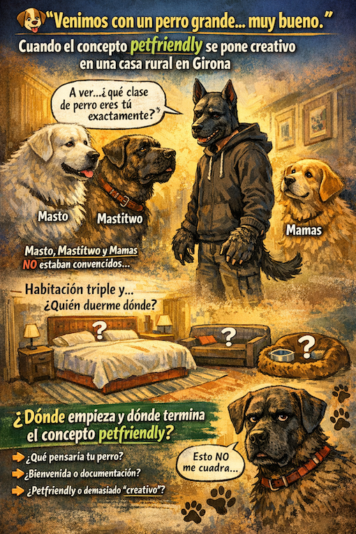 Cuando te sorpresde de verdad. Turismo rural petfriendly Girona