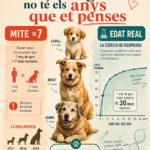 El teu gos no té l’edat que creus: la mentida del ×7 i el que diu realment la ciència
