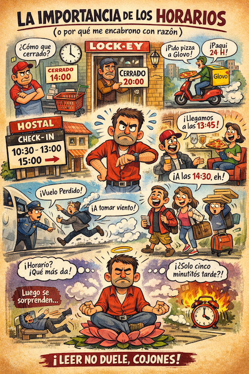 La importància dels horaris (o per què m’emprenyo amb raó) TURISME RURAL PETFRIENDLY GIRONA