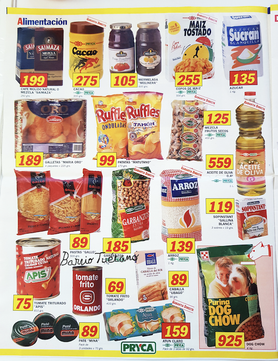 Precios 2000 PRYCA