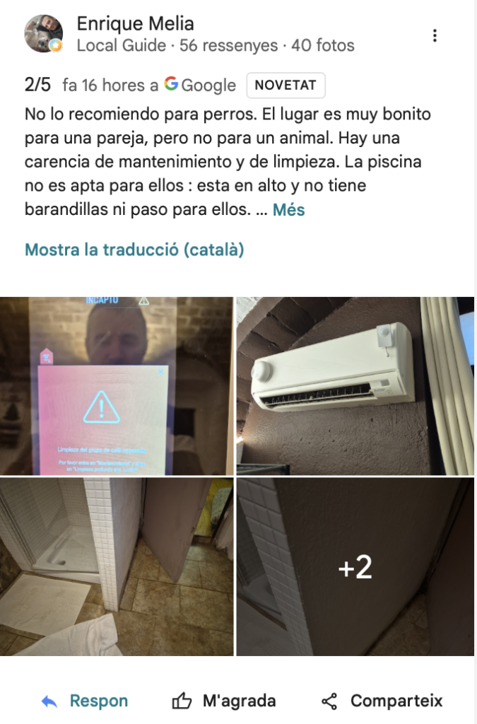 Como responder una mala reseña en google o booking.com