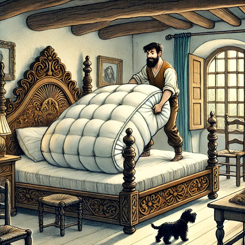 What will be under MasTorrencito's mattress?