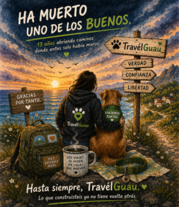 Homenaje a TravelGuau desde mastorrencito tras 13 años promoviendo viajar con perro en España y el turismo petfriendly real