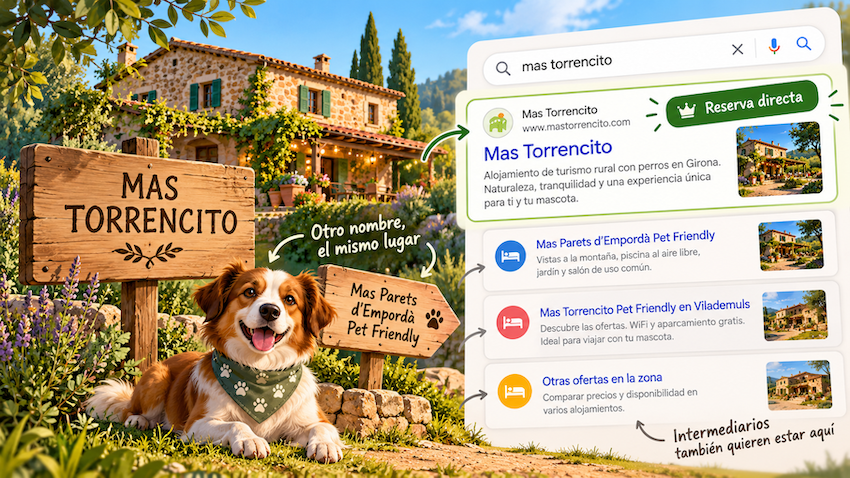 Booking quería quedarse con nuestro nombre. Se lo cambiamos.